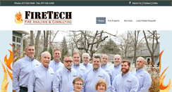 Desktop Screenshot of firetechinvestigations.com